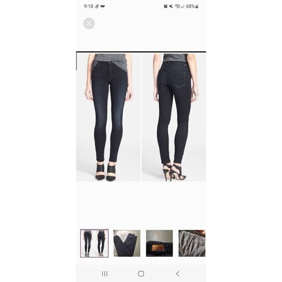 Mother high waisted looker coffee tea or me sz 24 - Picture 1 of 5